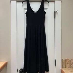 Leith Black Midi Dress